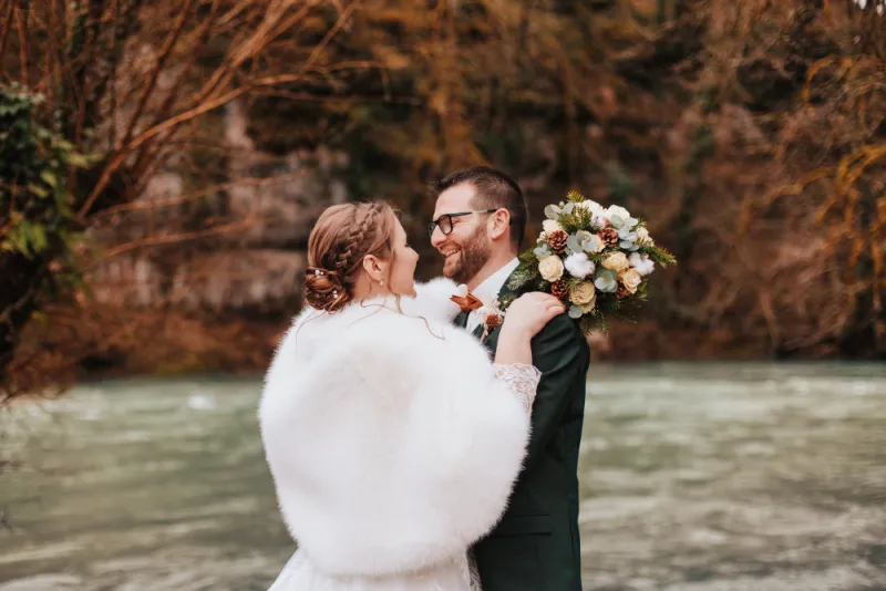Mariage d'hiver en Franche-Comté