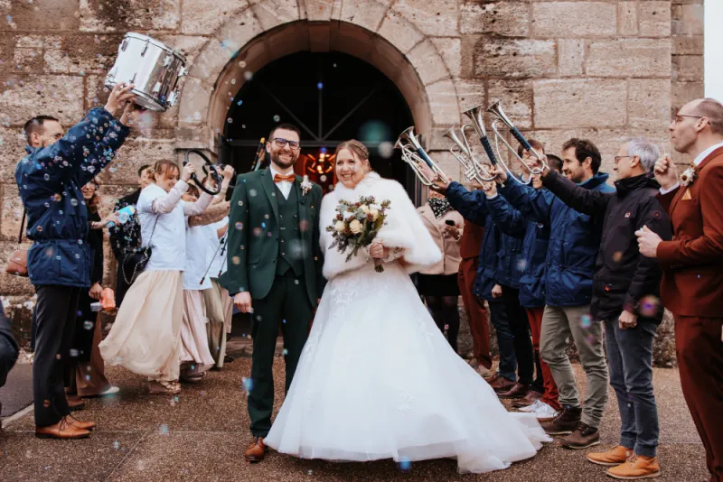 Mariage d'hiver en Franche-Comté
