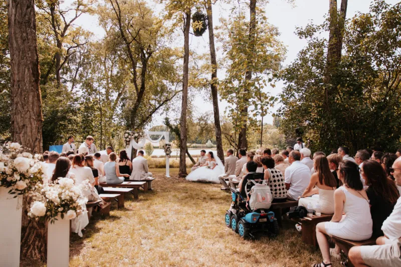 Mariage au château d'Arcelot en Bourgogne