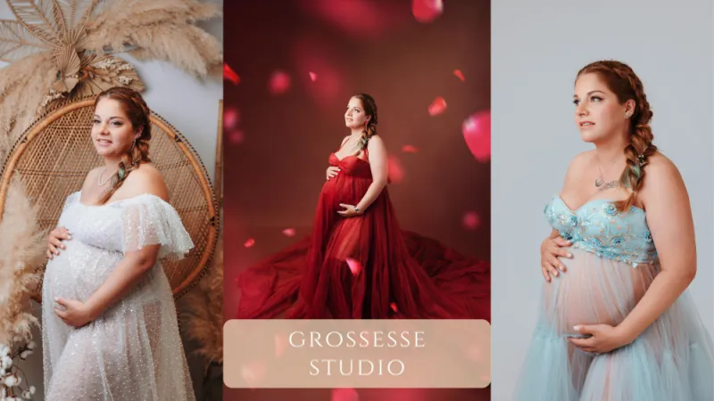 Shooting photo grossesse en studio à Besançon