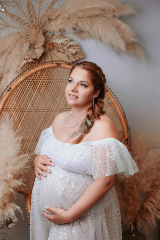 Shooting photo grossesse en studio à Besançon