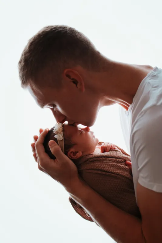 Shooting photo naissance en studio à Besançon