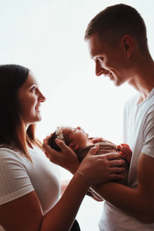 Shooting photo naissance en studio à Besançon