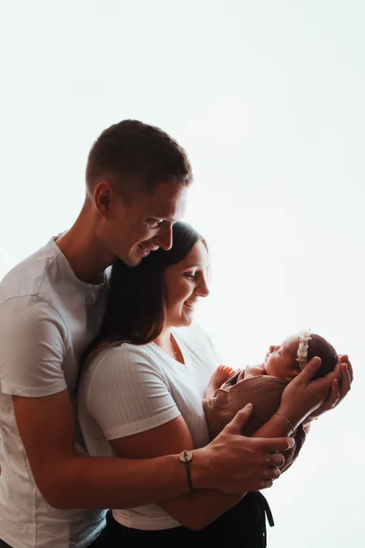 Shooting photo naissance en studio à Besançon
