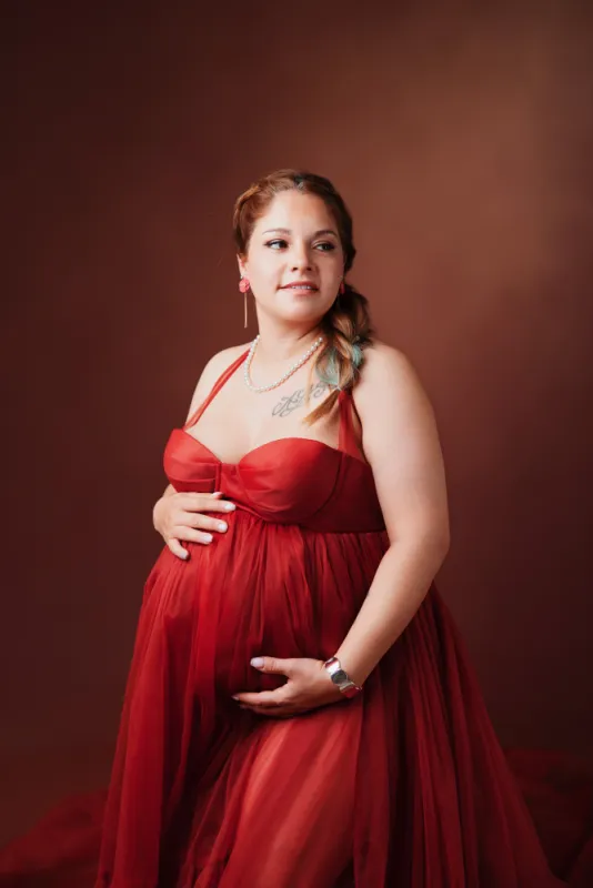 Shooting photo grossesse en studio à Besançon