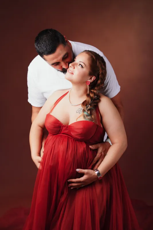 Shooting photo grossesse en studio à Besançon