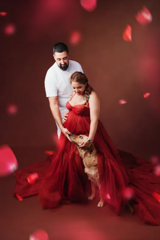 Shooting photo grossesse en studio à Besançon