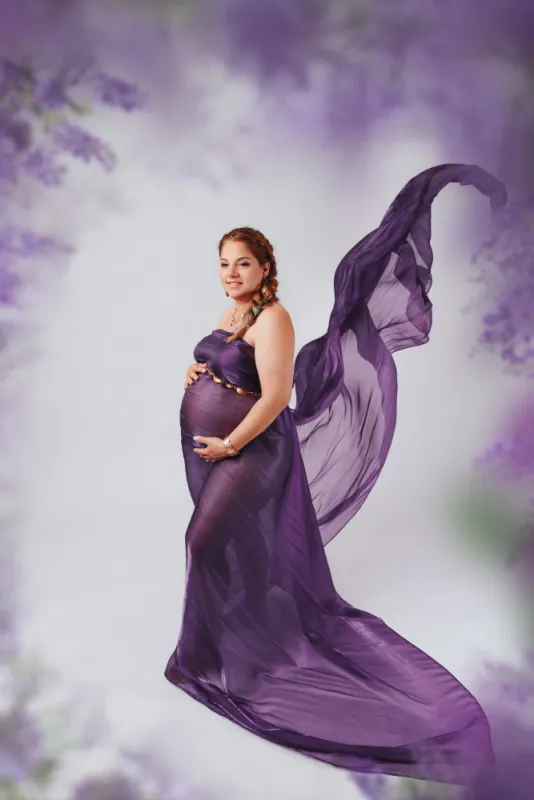 Shooting photo grossesse en studio à Besançon