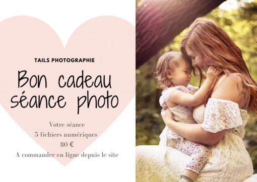 Bons cadeaux à offrir pour séance photo offre spécial Noël à Besançon, Besançon, TAILS PHOTOGRAPHIE