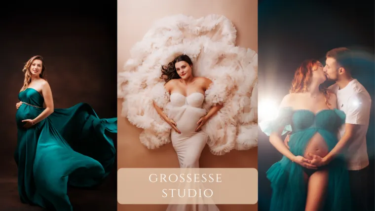 Shooting grossesse à Besançon avec prêt de tenues