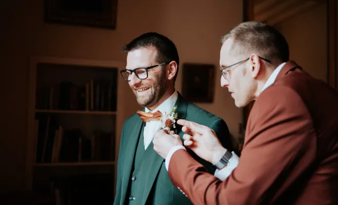 Photographe mariage hivernal en Franche-Comté 