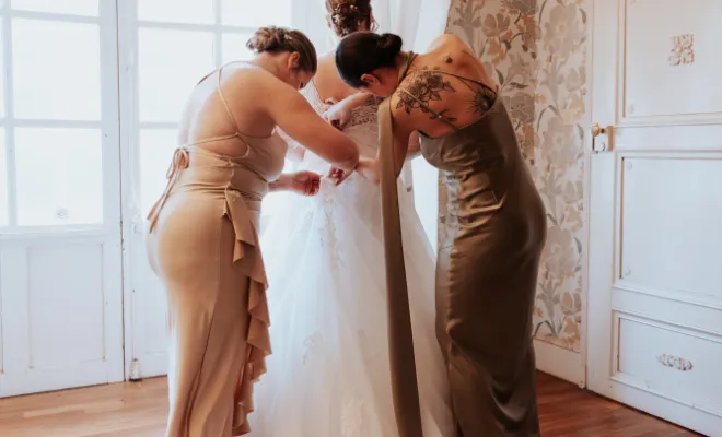 Photographe mariage hivernal en Franche-Comté