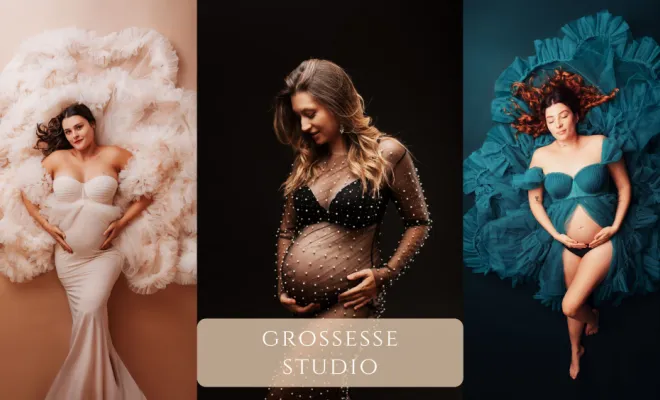 Shooting grossesse à Besançon avec prêt de tenues