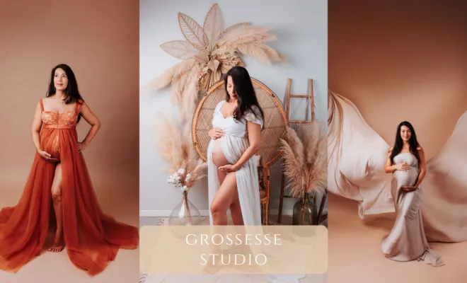 Shooting grossesse à Besançon avec prêt de tenues