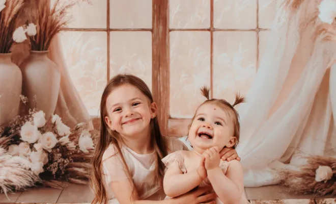 Photographe à Besançon shooting famille en studio