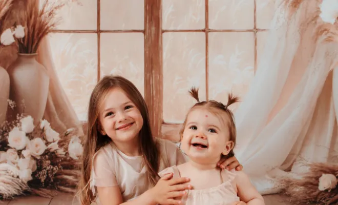 Photographe à Besançon shooting famille en studio