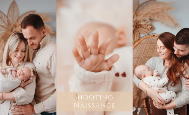 Photographe à Besançon shooting naissance en studio 
