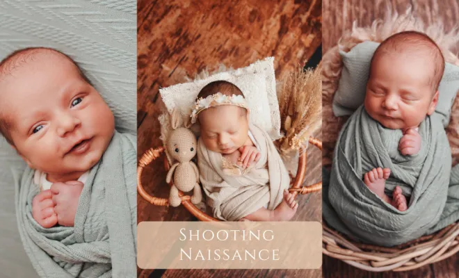 Photographe à Besançon shooting naissance en studio 