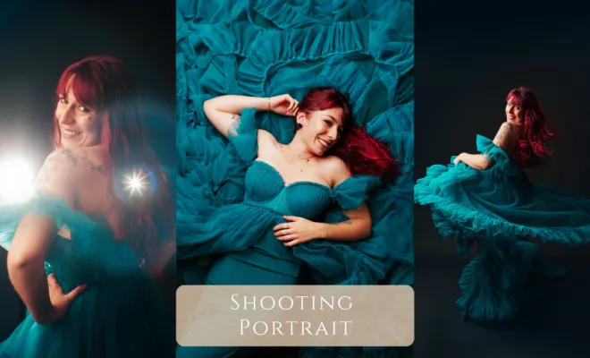 Photographe à Besançon : shooting portrait de femme glamour en studio