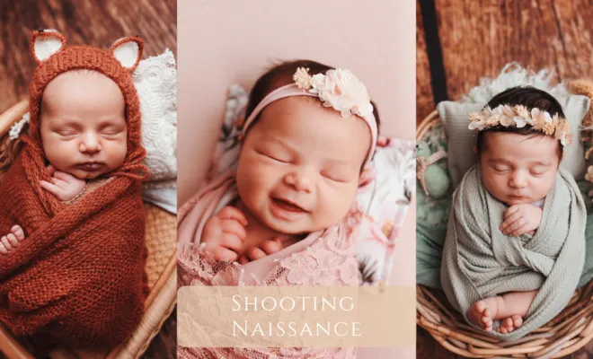 Photographe à Besançon shooting naissance en studio 