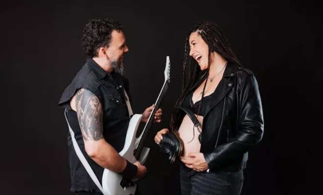 Shooting grossesse rock à Besançon, Besançon, TAILS PHOTOGRAPHIE