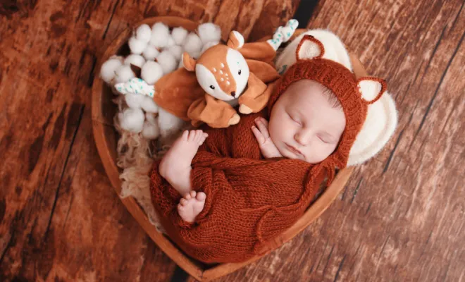 Séance photo bébé garçon en studio à Besançon