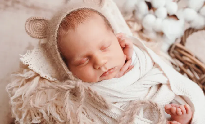 Séance photo nouveau né en studio en Franche-Comté