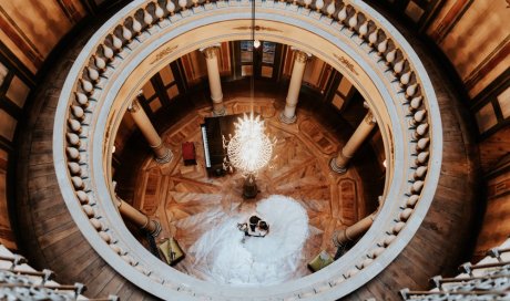 Photographe professionnelle de mariage à la Villa palladienne à Syam 