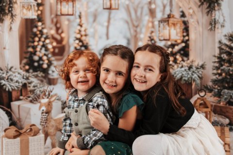 Shooting photo de Noël en studio à Besançon