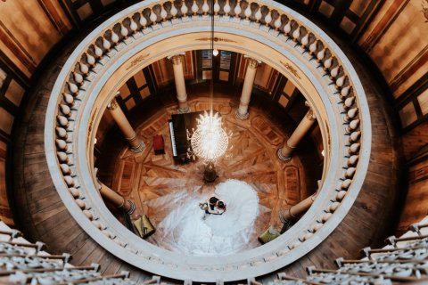 Photographe professionnelle de mariage à la Villa palladienne à Syam 