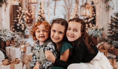 Shooting photo de Noël en studio à Besançon