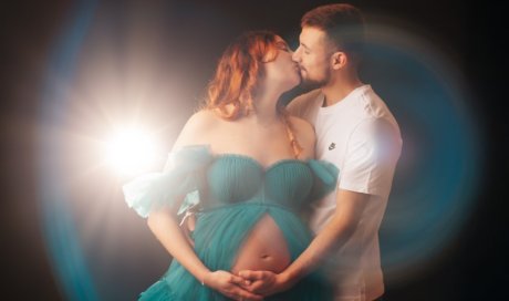 Shooting photo grossesse en couple à Besançon