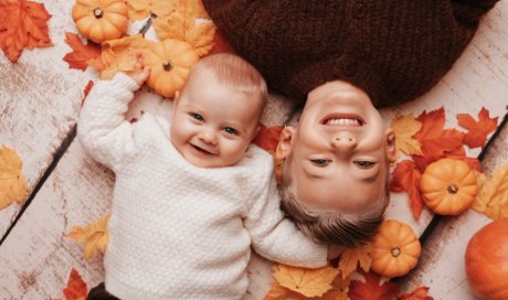 Shooting Bambin – Automne en studio à Besançon