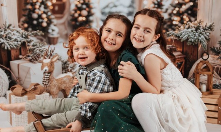 Shooting photo de Noël en studio à Besançon