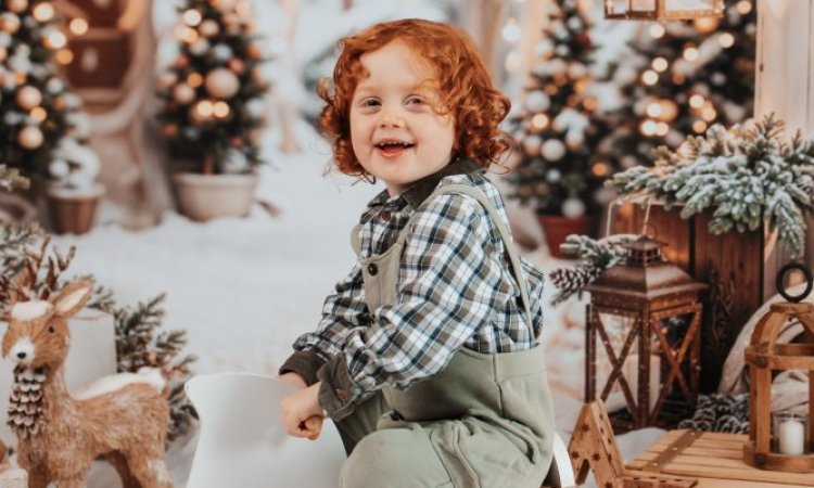 Shooting photo de Noël en studio à Besançon