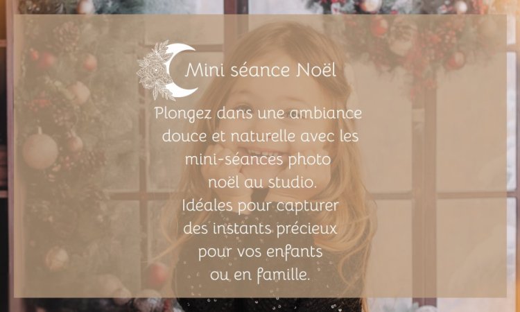 Mini séances photo de Noël en studio à Besançon
