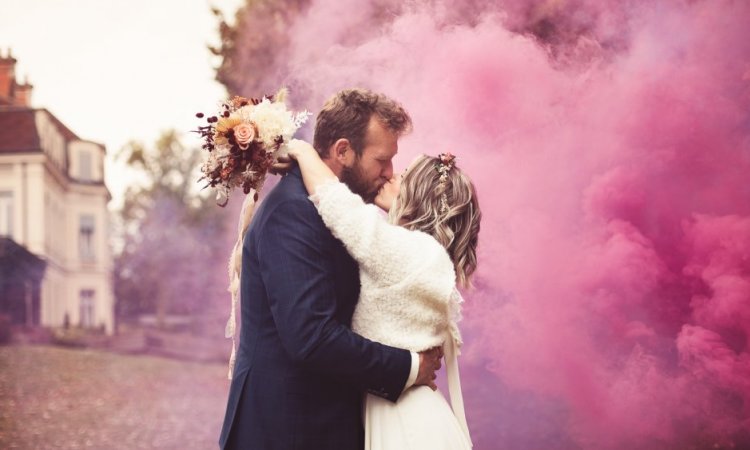 Photographe professionnelle mariage Château de la Dame Blanche Geneuille