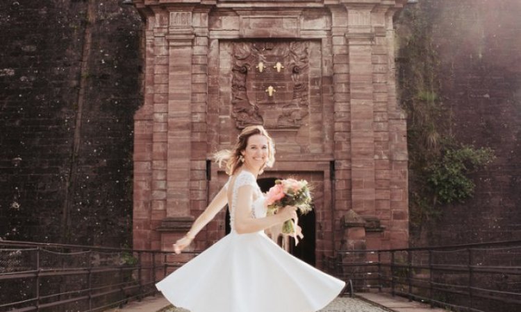 Photographe professionnelle shooting mariage à Belfort