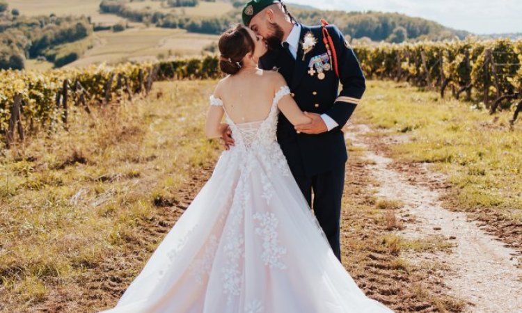 Photographe professionnelle de mariage en Bourgogne