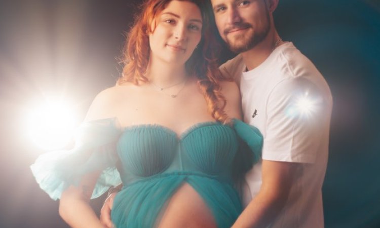 Shooting photo grossesse en couple à Besançon