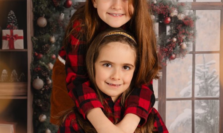 Shooting photo de Noël en studio à Besançon.