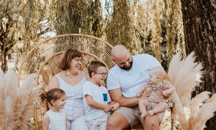Mini séance shooting de l'été en famille à Besançon