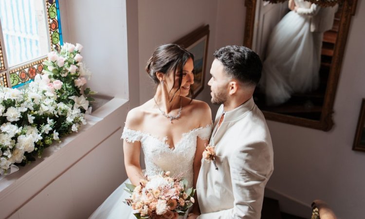 Photographe professionnelle de mariage au Domaine du château Fleuri à Vesoul