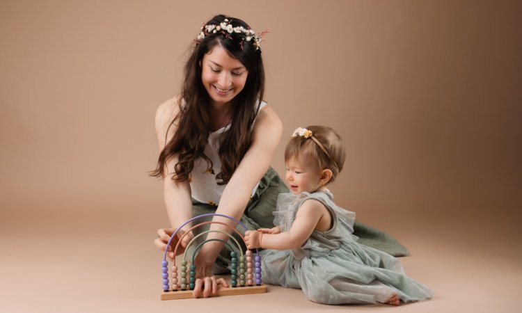 Photographe pour Shooting Mère & Fille en Studio à Besançon