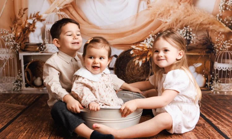 Photographe pour shooting photo bébé bohème à Besançon