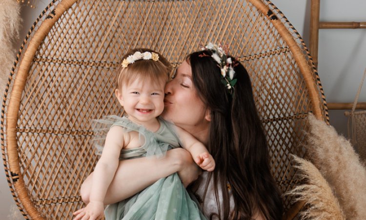 Photographe pour Shooting Mère & Fille en Studio à Besançon
