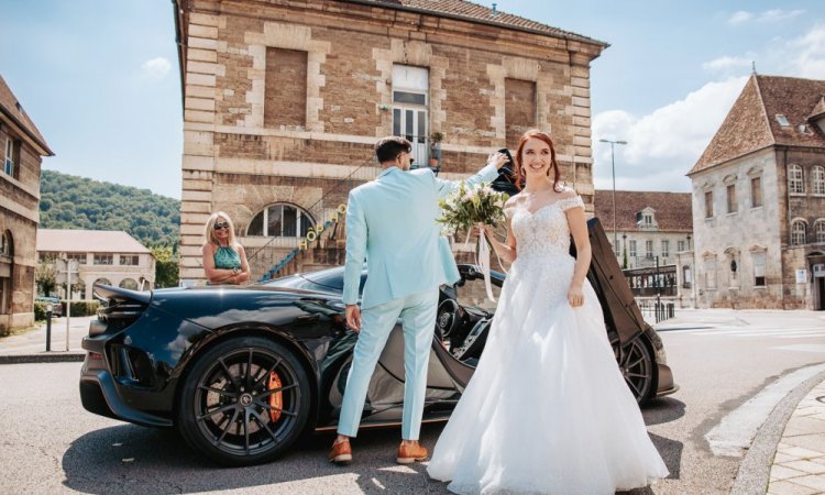 Photographe professionnelle mariage au château de Trouhans près de Dijon 