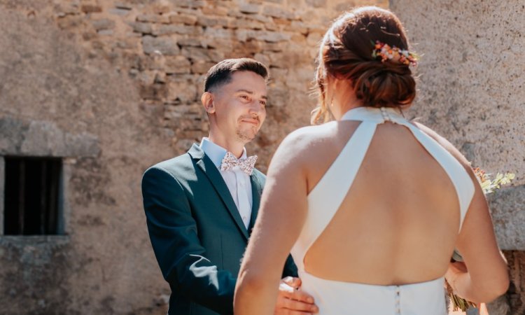 First look mariage : un moment intime | Photographe de mariage à Besançon