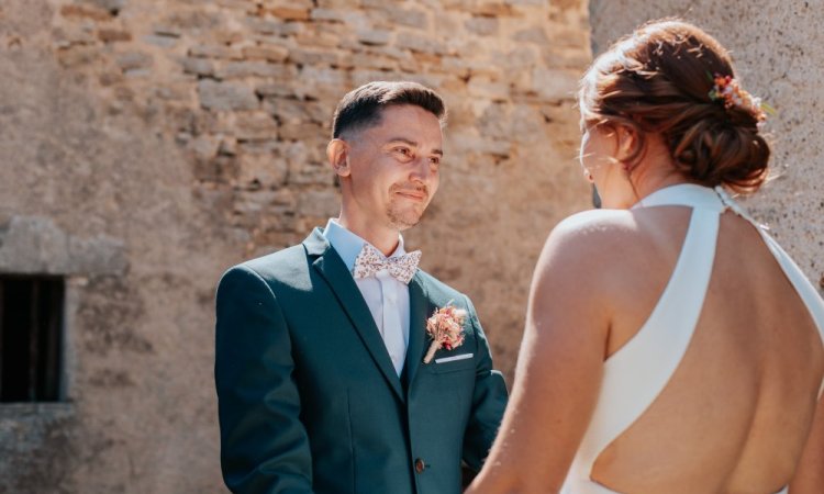 First look mariage : un moment intime | Photographe de mariage à Besançon