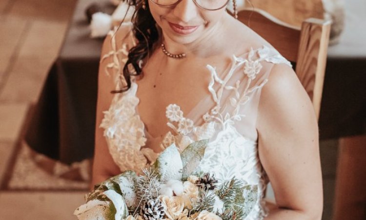 Photographe de mariage hivernal en Franche Comté